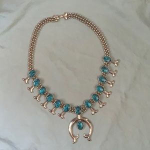 Squash blossom necklace